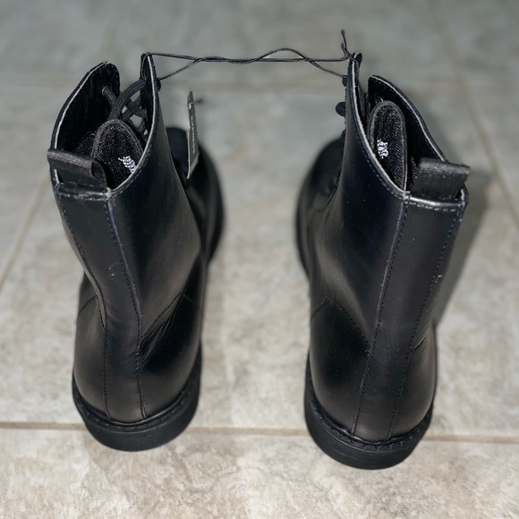 NWT Express Black Combat Boots - Picture 6 of 11